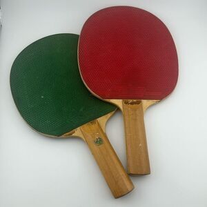 Vintage St. Brite Table Tennis Racket pair Made in Japan.